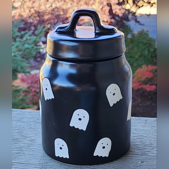 Rae Dunn Boo Ghost Kitchen Canister New - Picture 3 of 5